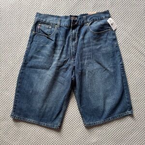 NWT Vintage Phat Farm Men's Blue Denim Jean Shorts